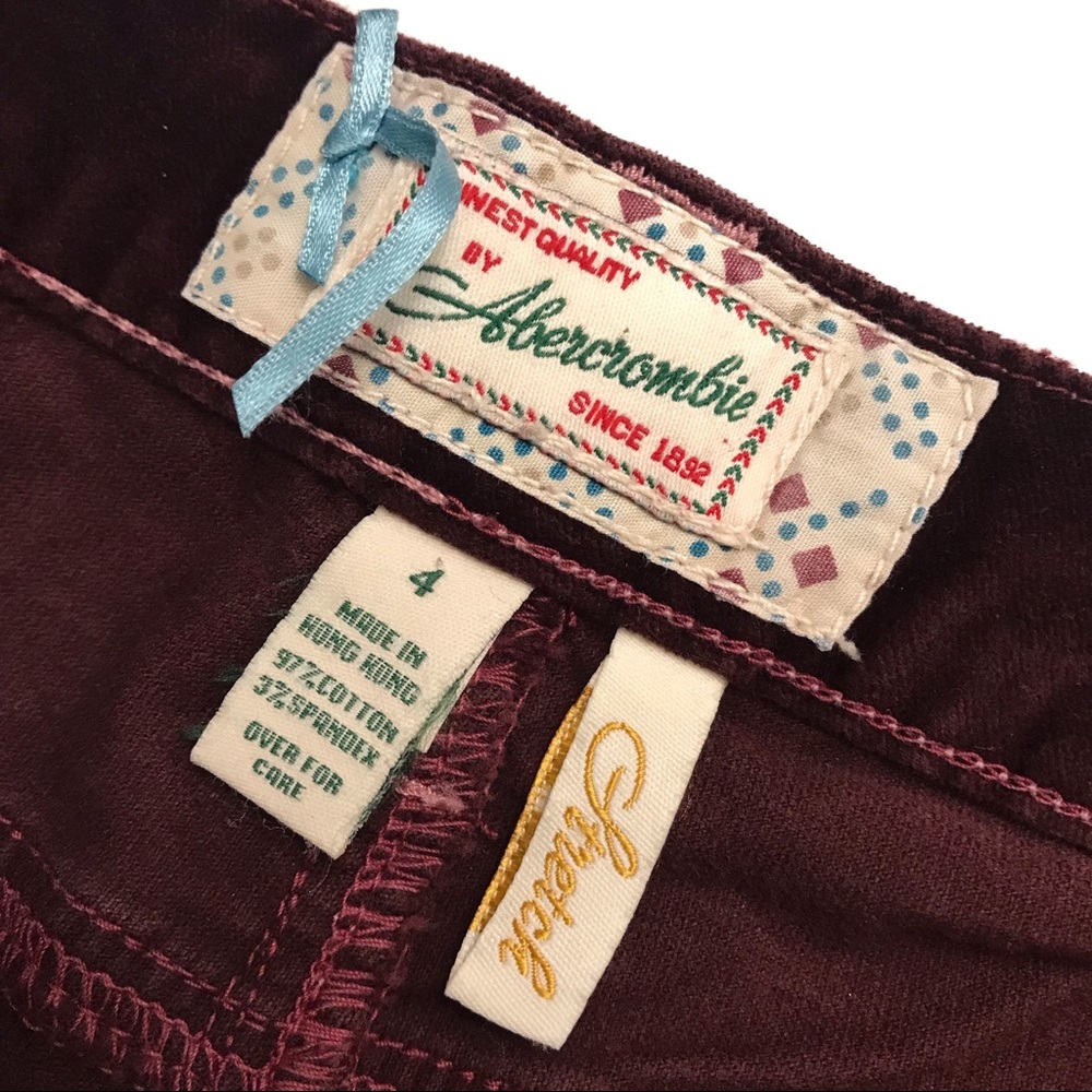 A&F Velvet Stretch Flare Leg Jeans - Picture 2 of 9